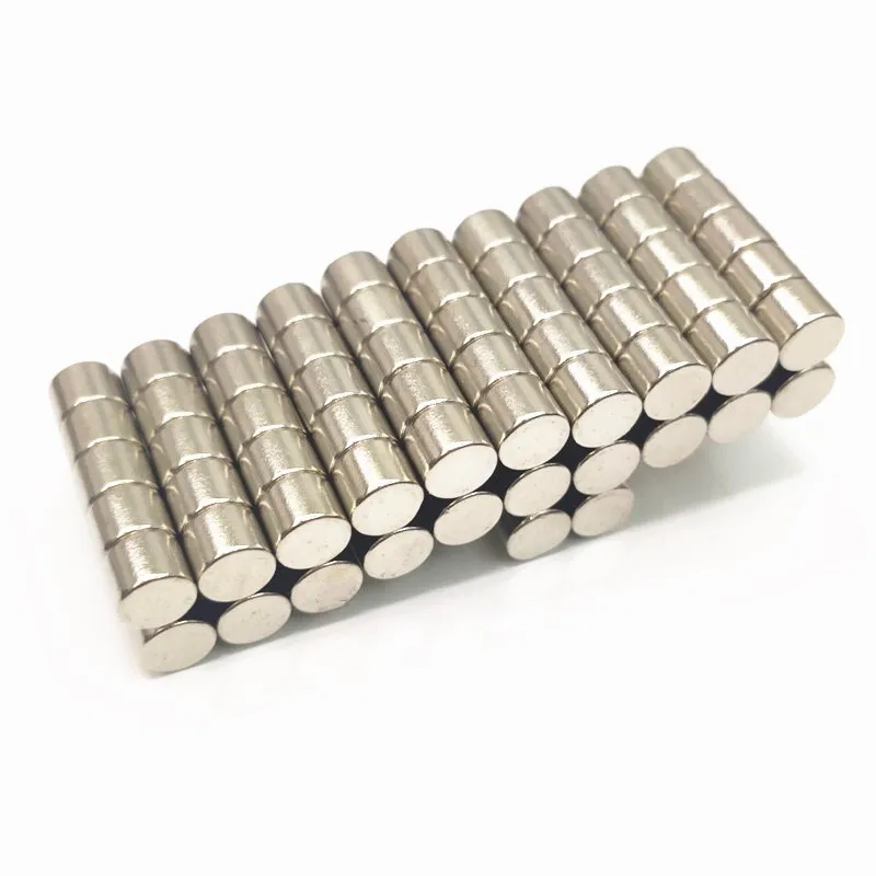 6ミリメートル × 6ミリメートル小さなラウンドネオジムディスク磁石6x6径N35ミリスーパーストロング超強力な希土類磁石6x6ミリメートル磁気スタンド
