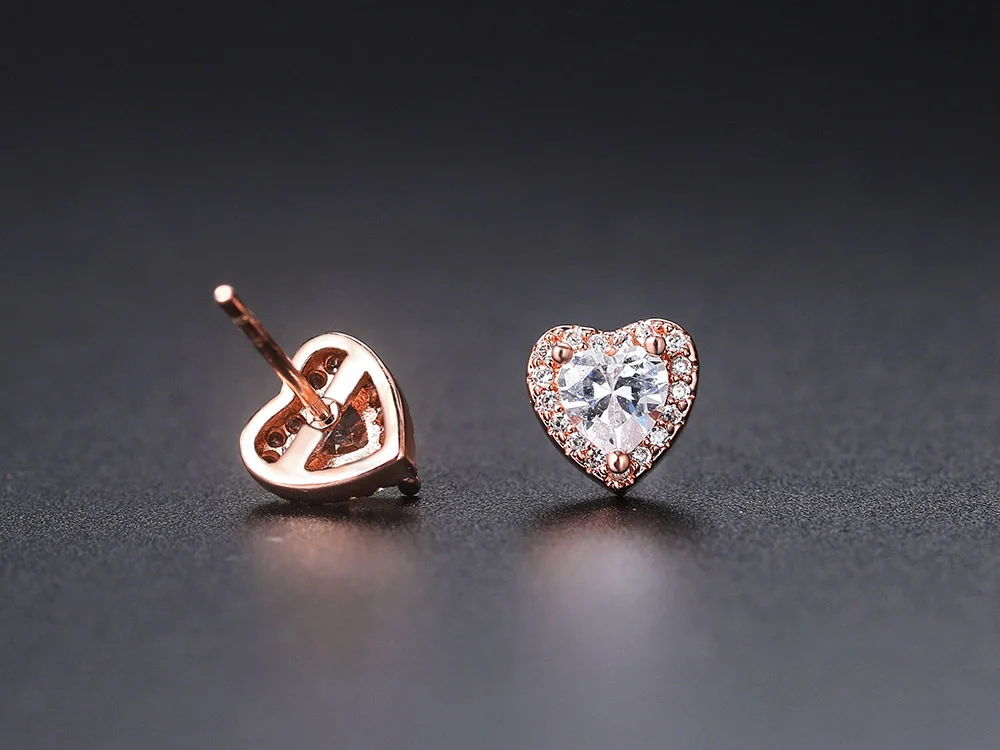Shiny Ästhetischen Stud Ohrring Für Frauen Neue Jahr Geschenk Piercing Wunderschöne CZ Zirkon frauen Earing Modeschmuck Zubehör E082 – Detail 6