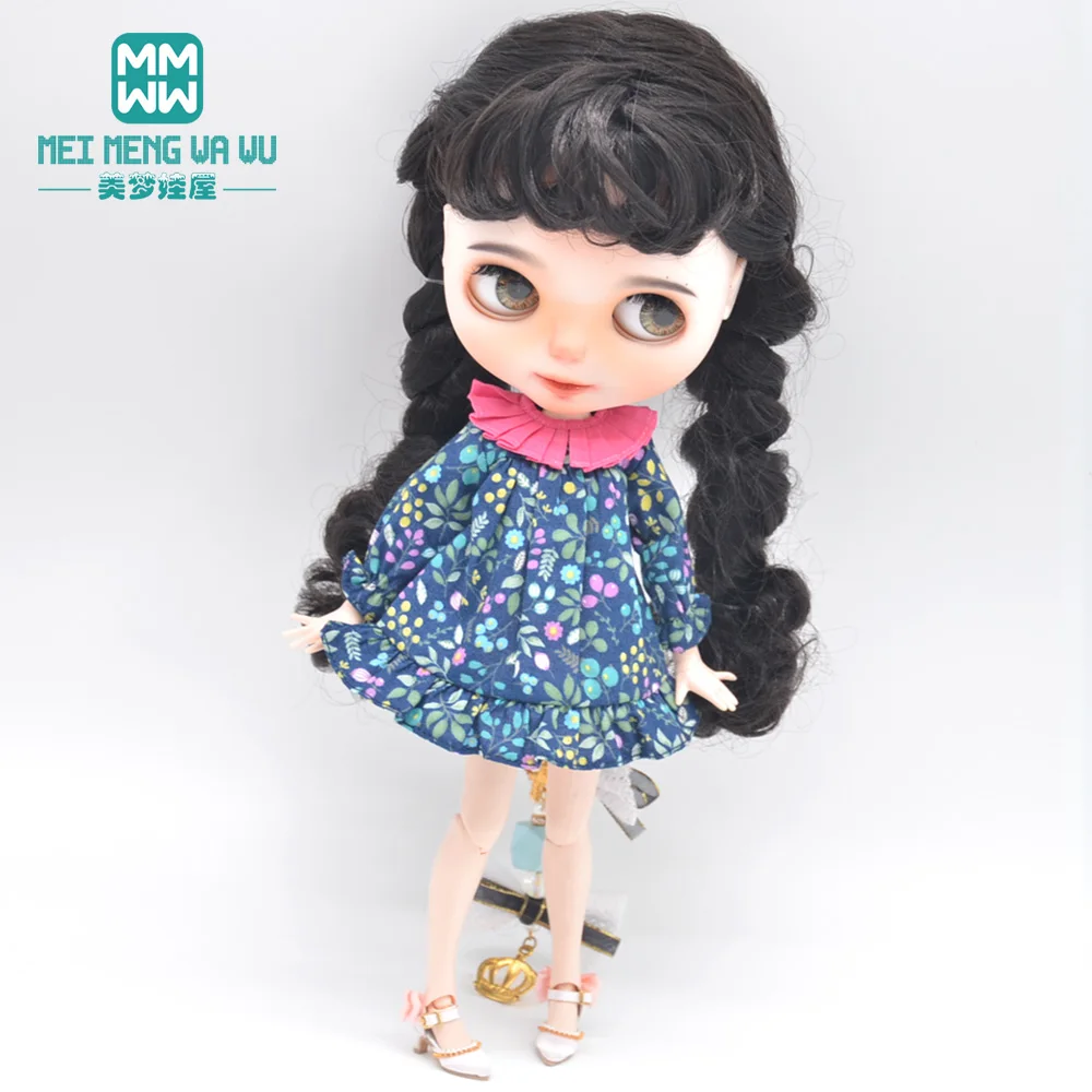 

Fits 28-30cm Blyth Azone OB22 OB24 Doll Fashion Full Skirt pouf dress Girl's gift