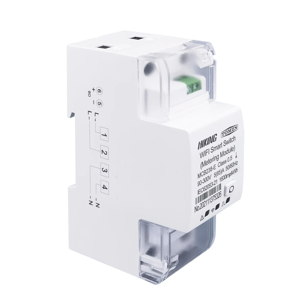 TOMZN TUYA monofase WIFI Smart Switch contatore di energia Kwh misurazione monitoraggio interruttore relè Timer per Smart Home 65A