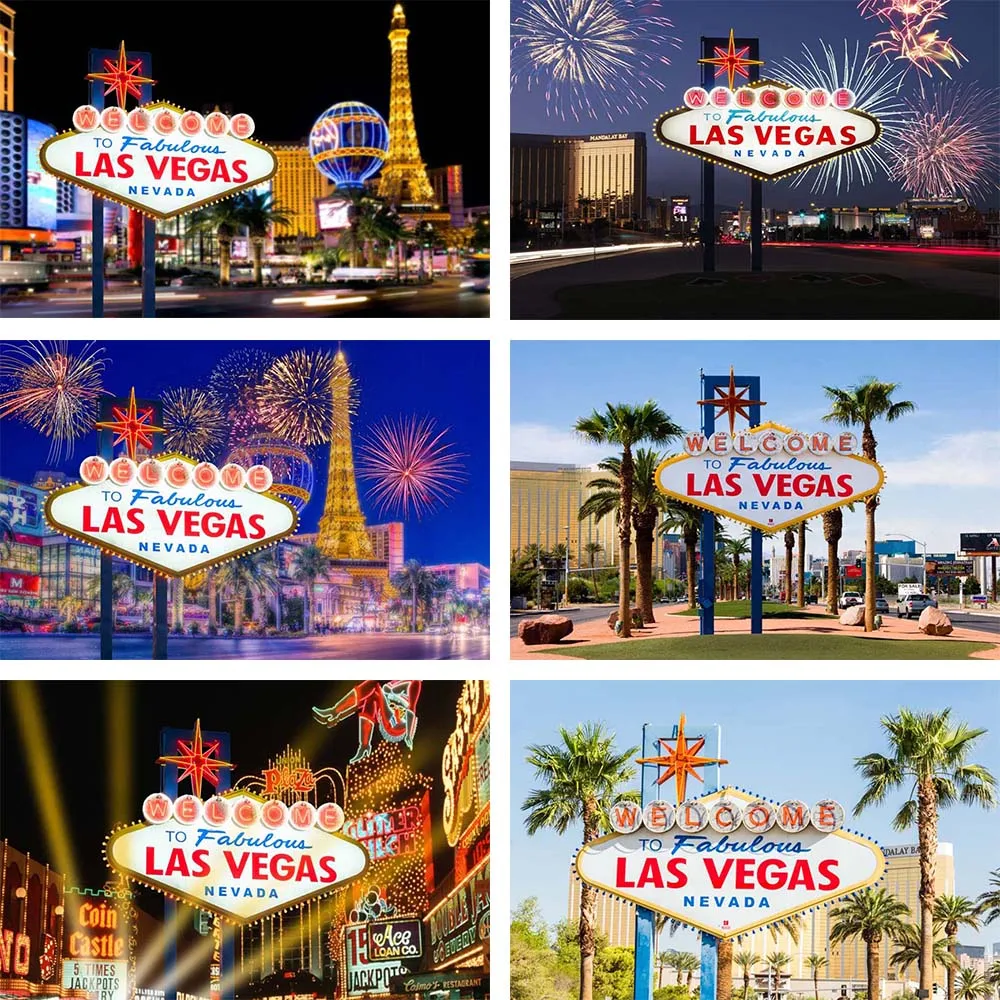 Avezano-fondos de fotografía para fiesta de Casino, ciudad de noche, decoraciones para fiesta, Retrato, foto, accesorios de fotomatón