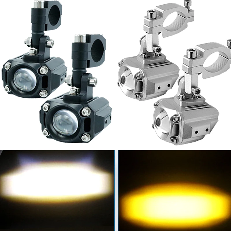 

60 Вт противотуманные фары для мотоцикла для BMW-R1200GS ADV F800GS F700GS F650GS K1600, светодиодные вспомогательные противотуманные фары в сборе, лампа дальнего света