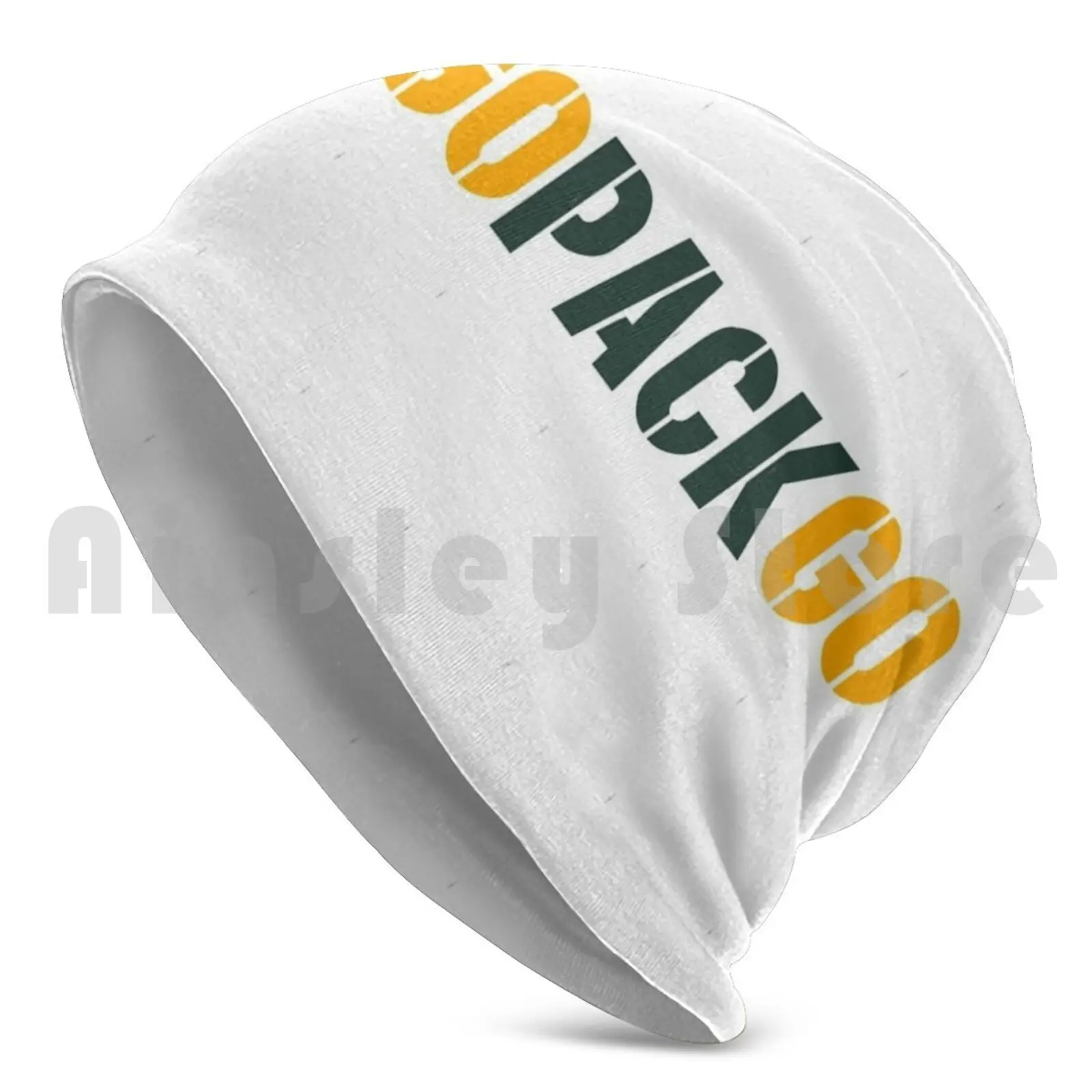 Go Pack Go Beanie Hedging Cap DIY Print Cushion Golang Pack Packers Green Bay Football Lambeau Field