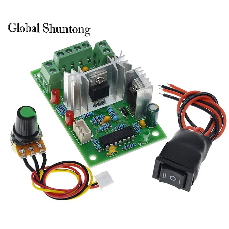 10V 12V 24V 36V Pwm Dc Controller Met Positieve Inversie Schakelaar Pwm Dc Controller Voor Dc motor Speed Controller 150W