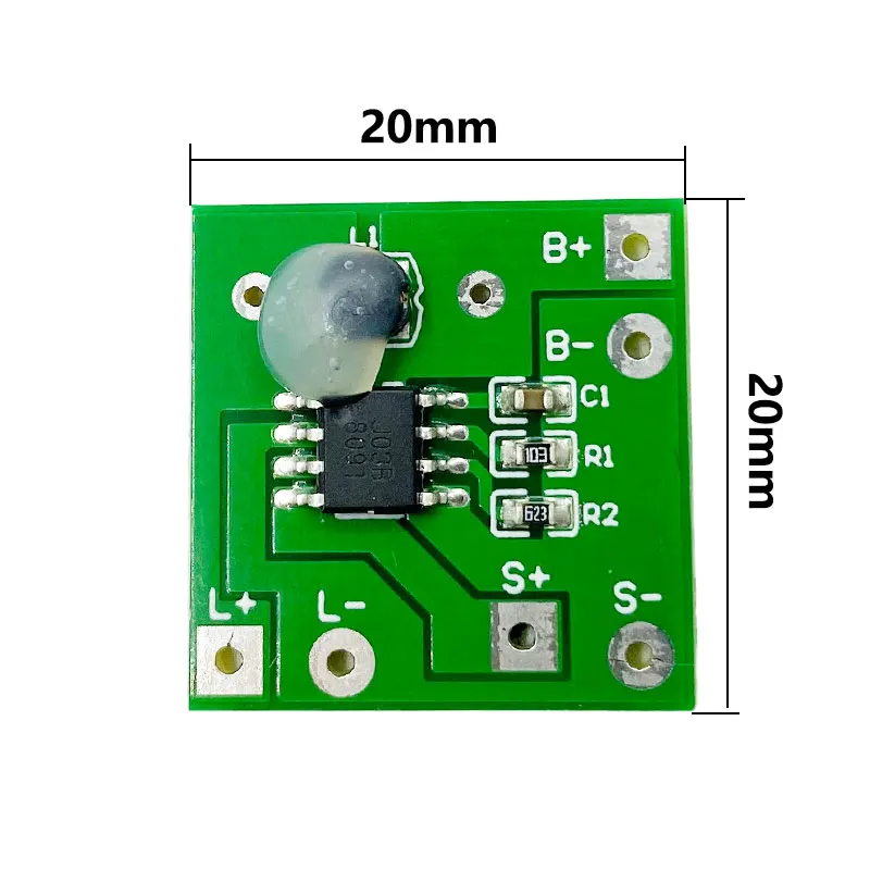 Solar nail pcba controller. 1.2V solar buried lamp control board photoinduced solar street sign lamp circuit board Circuit Boa