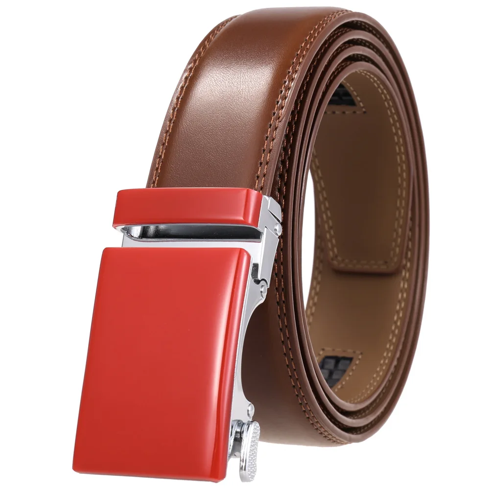 Neue Luxus Marke Gürtel für Männer Hohe Qualität Männlich Strap Echtes Leder Taille Band Automatische Schnalle Gürtel Ceinture Homme 3,5 cm – Detail 35