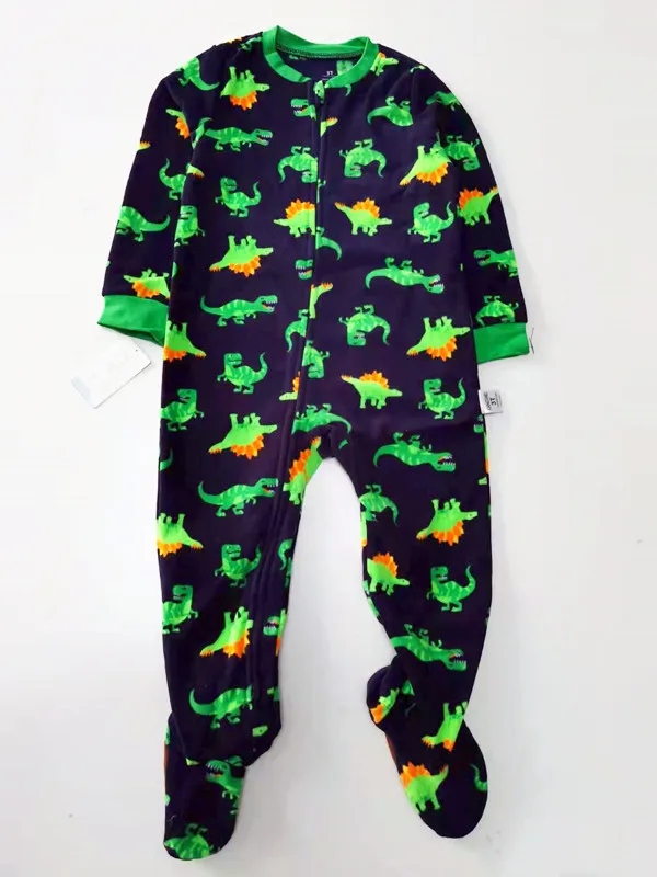 One-Piece Pajamas for Children Aged 3-10, Pajamas for Boys and Girls, Fleece One-Piece Suits, Soft and Warm