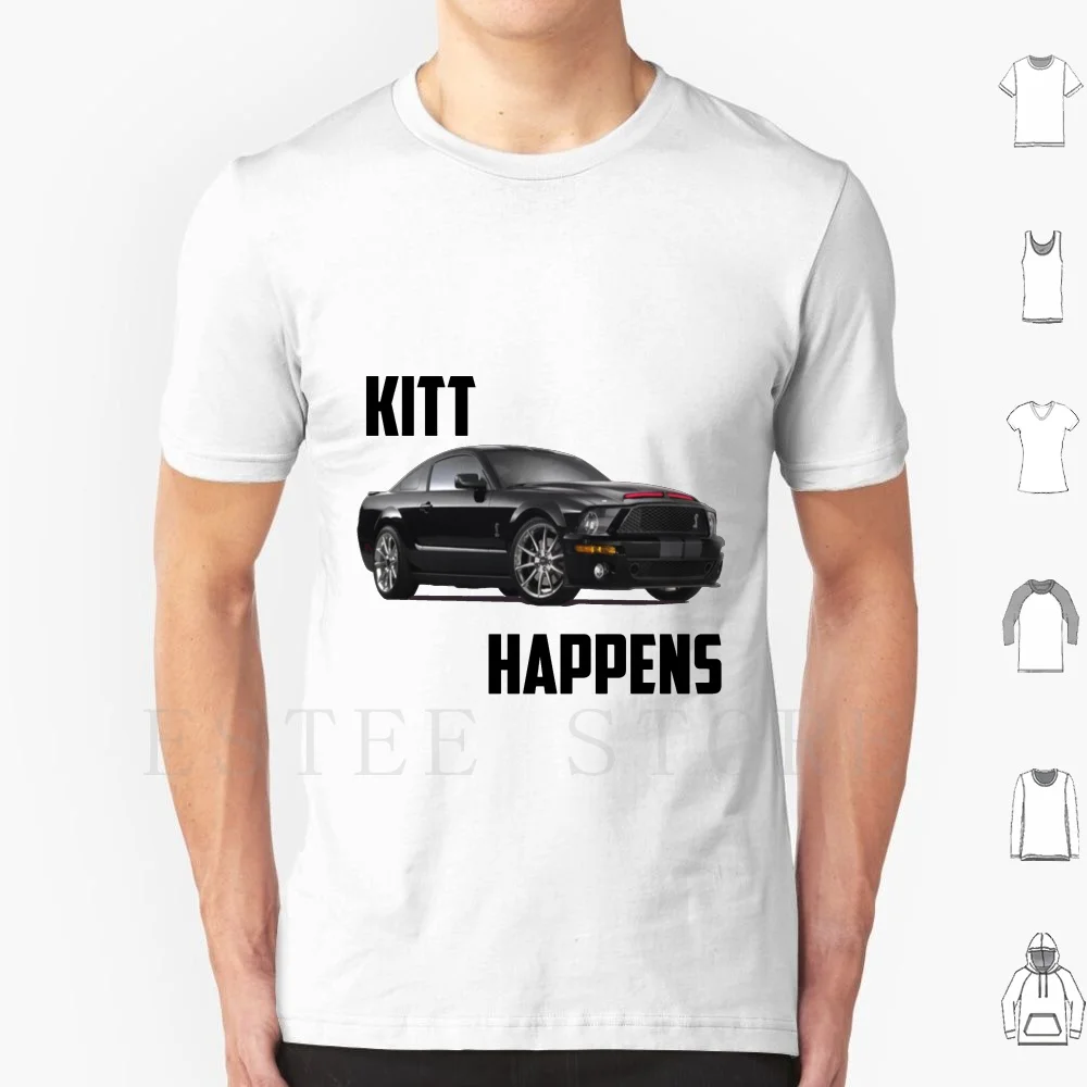 

Kitt Happens T Shirt Men Cotton 6xl Knight Rider Knight Rider 2008 Michael Knight Mike Traceur Knight Industries Kitt