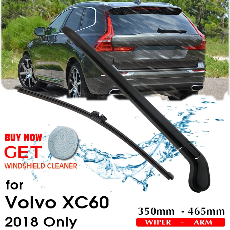 

Car Wiper Blade Rear Back Window Windscreen Windshield Wipers Auto Accessories For Volvo XC60 Hatchback 350mm 2018 Only