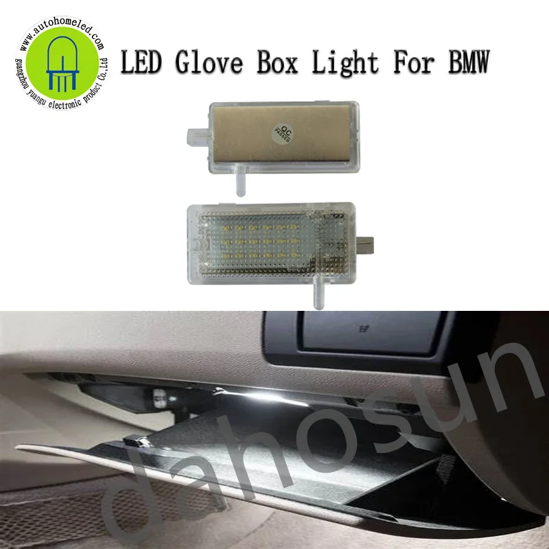 

1Pcs Dahousn Replacement White LED Glove Box Trunk Light For BMW E46 E90 X5 E53 E81 E82 E83 X3 E84 X1 E87 E88 E89 E91 E92