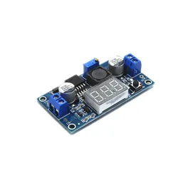 DC-DC adjustable voltage stabilizing and step-down power supply module lm2596 voltage stabilizing module with voltmeter display