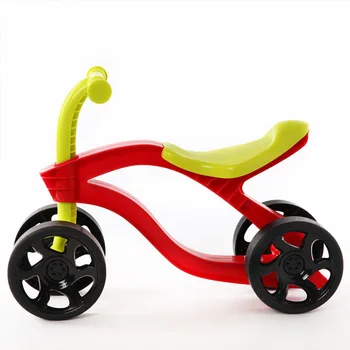4 Wheels Children Push Scooter Balance Bike Walker Baby Scooter Bicycle Kids Outdoor Ride On Toys Cars Wear Resistant