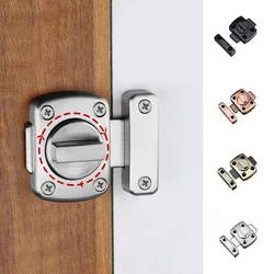 1Pc Door Lock Door Cast Metal Hook Latch Lock home Decoration Ornament Toilet Doors Right Angle Sliding Gate Lock