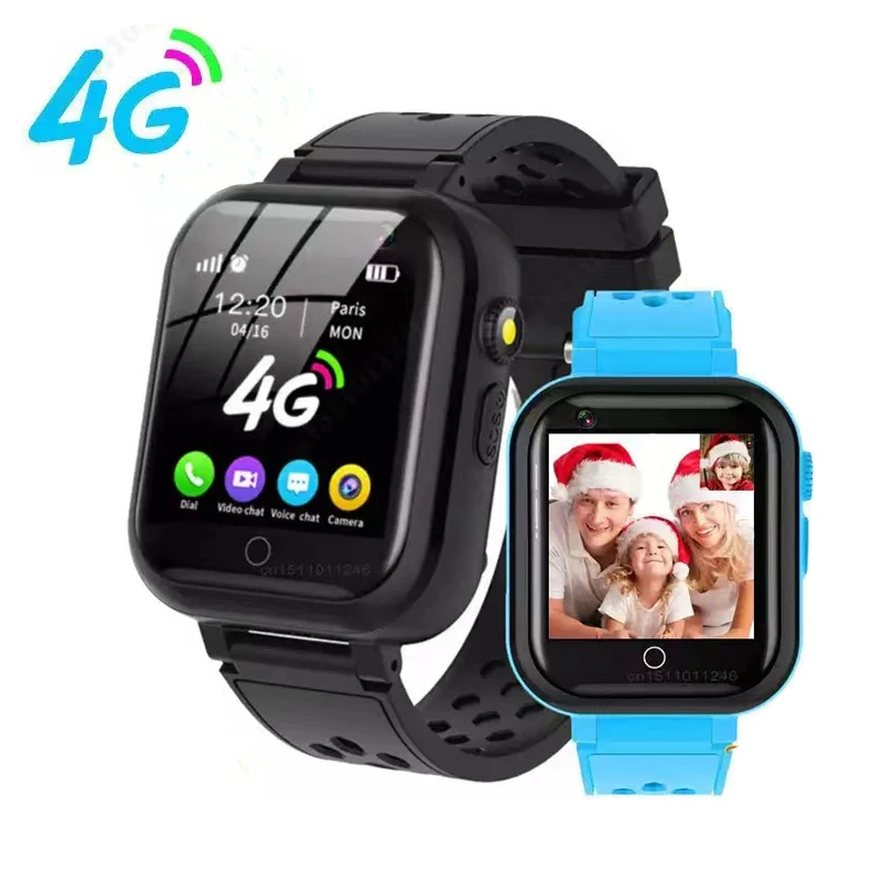 

4G Smart Watch For Children GPS WIFI IP67 Waterproof Smart Watch Kids With SOS Flashlight Video Call Birthday Gift For 3-12Y