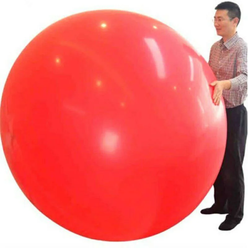 72 Inch Latex Giant Balloon Round Big Balloon for Funny Game Ballons Accessories Event Party Party Supplies Festive Home Garden