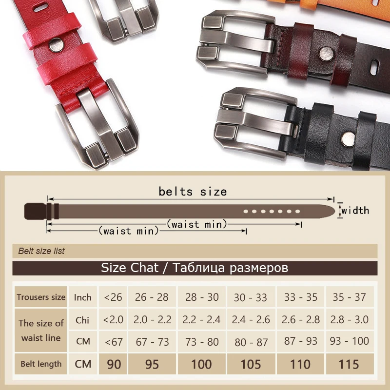 DINISITON Women\'s Belt Genuine Leather Belts Ladies Luxury Brand Retro Strap Fashion High Quality Cowgirl Female Belt For Jeans