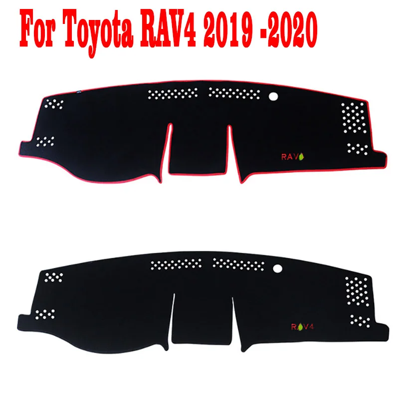 Car Dashboard Mat Sun Shade Instrument Desk Cover Accessories For Toyota RAV4 XA50 2019 2020 2021 2022 2023 2024 RAV 4 Hybrid