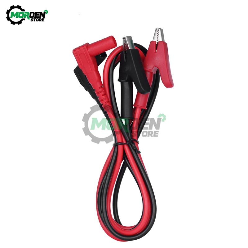 20A 40MM Test Leads Line Banana Plugs To Crocodile Clamps Alligator Clips Test Lead Cable Wire For DC Power Supply Multimeter