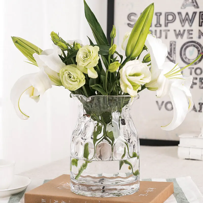 

Nordic Design Glass Vase European Decoration Home Flower Vase Flower Arrangement Hydroponic Tabletop Vase For Flower Decoration