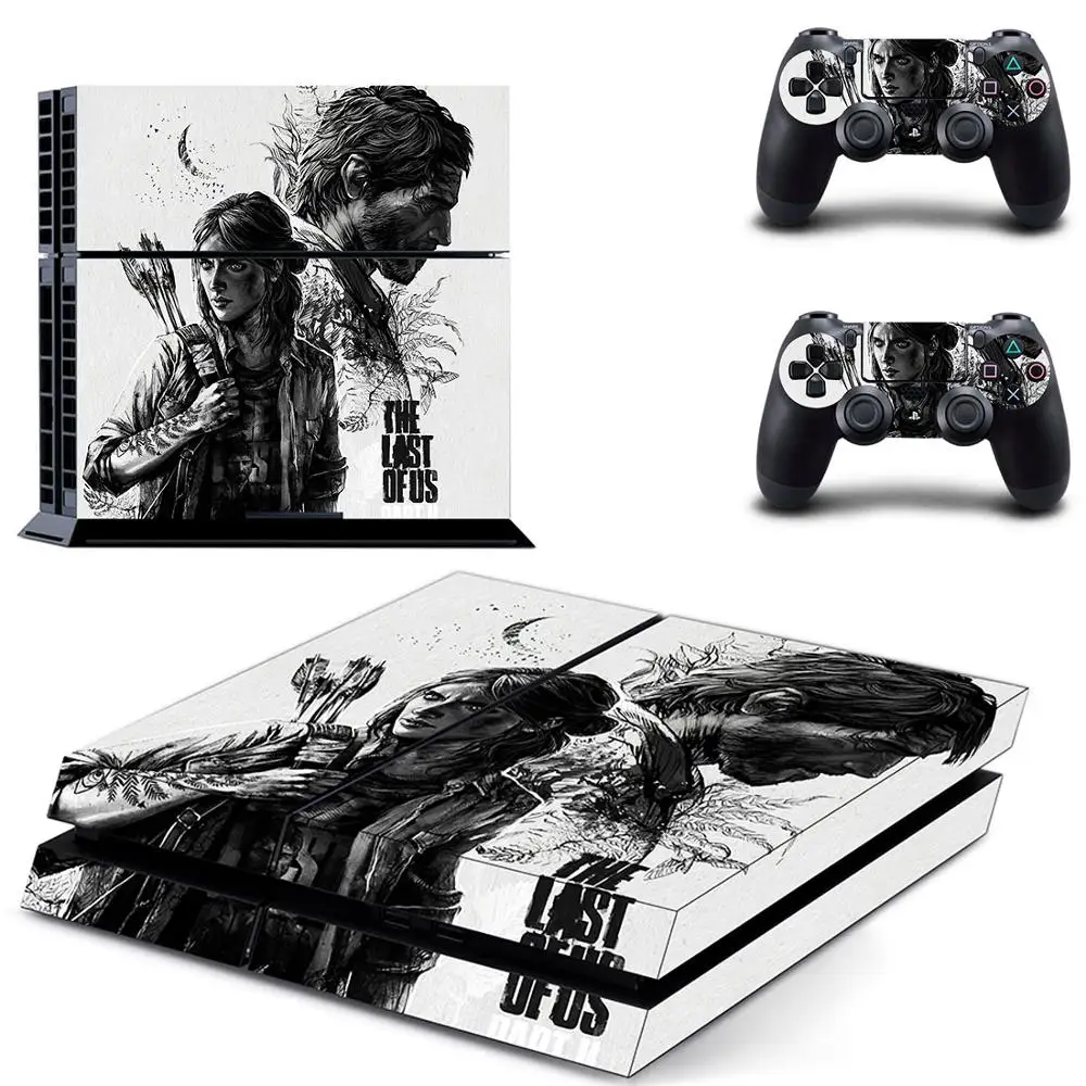 The Last of Us PS4 Stickers Play station 4 Skin PS 4 Sticker Decal Cover For PlayStation 4 PS4 Console & Controller Skins Vinyl