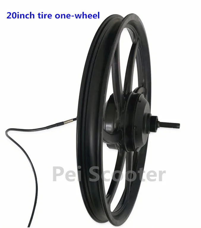 20 inch tire DC double axles brushless gear hub wheel Electric bicycle motor,can fit 20inch tyre phub-20ww