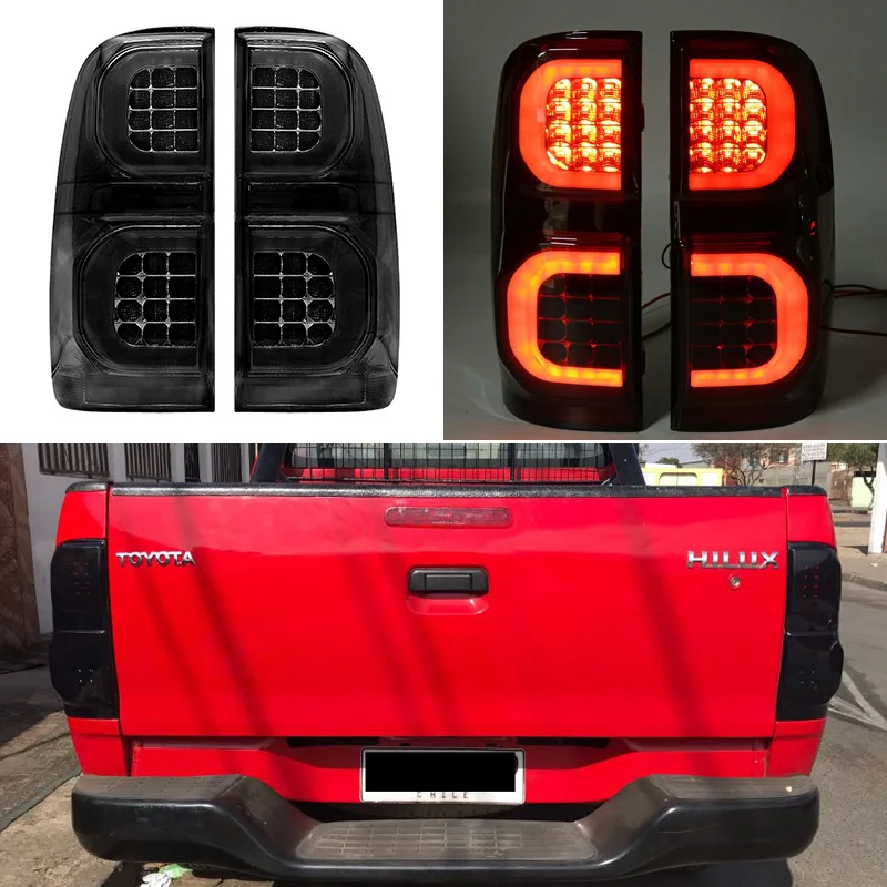 

LED Car Taillight Tail Lamp Brake Reversing Reverse Rear for Toyota Hilux Vigo KUN26 SR SR5 2004 2005 2006 2007 2008 2009- 2014