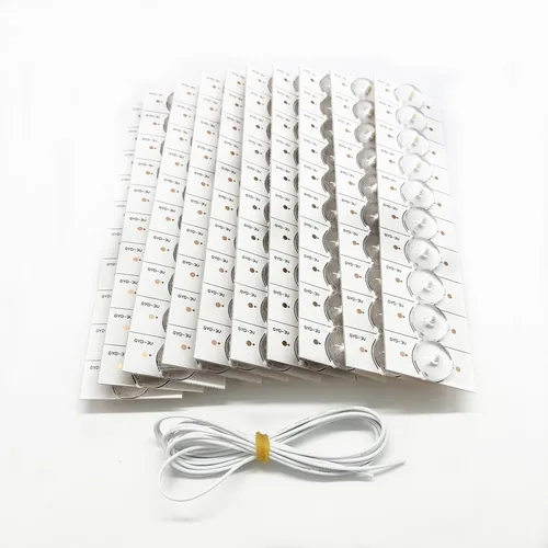 Imagen 2 del producto 30 Uds. Cuentas de lámpara SMD de alta calidad 6V 3V con filtro de lente óptica para reparación de TV LED de 32-65 pulgadas CL-40-D307-V3 100% nuevo