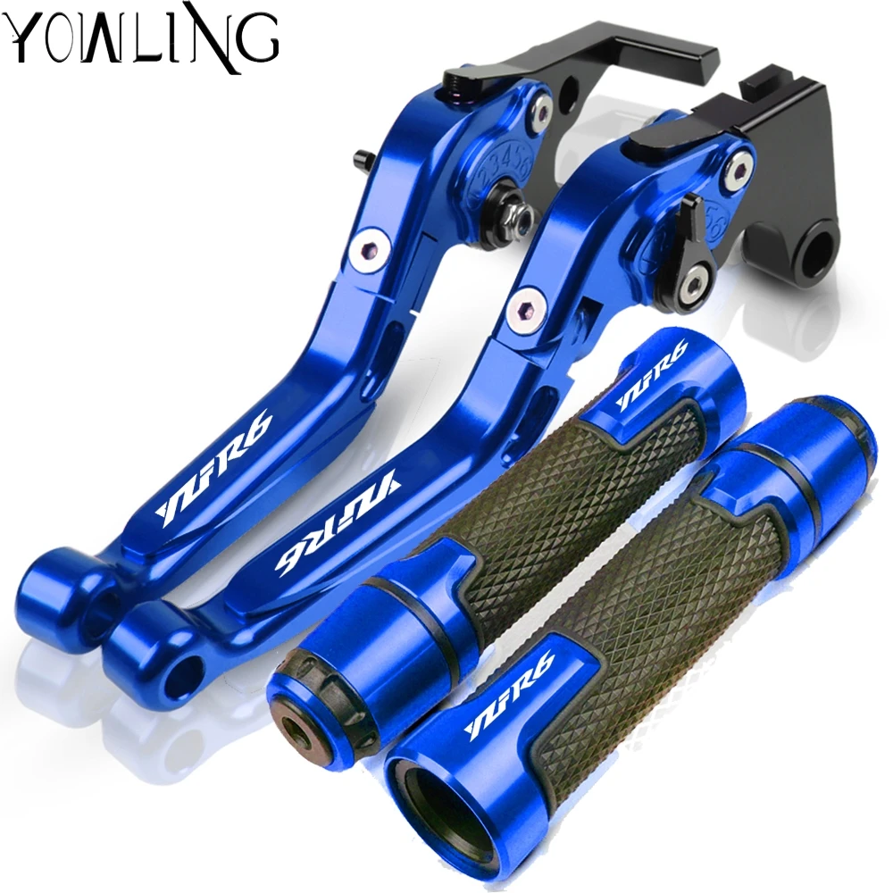 For YAMAHA YZF R6 2005 2006 2007 2008 2009 2010 2011 2012 2013 2014 2015 2016 Motorcycle Brake Clutch Levers Handlebar Grips R6