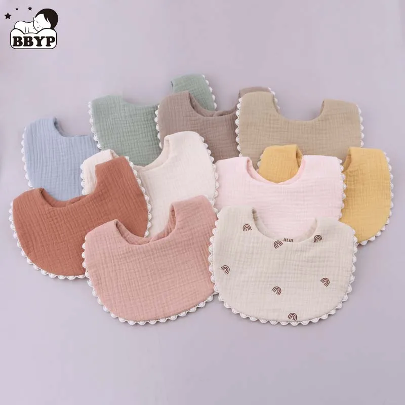 

Baby Tassel Bib Absorbent Cotton Saliva Towel Feeding Burp Cloth Bandana Scarf for Newborn Infants Boys Girls Shower Gifts