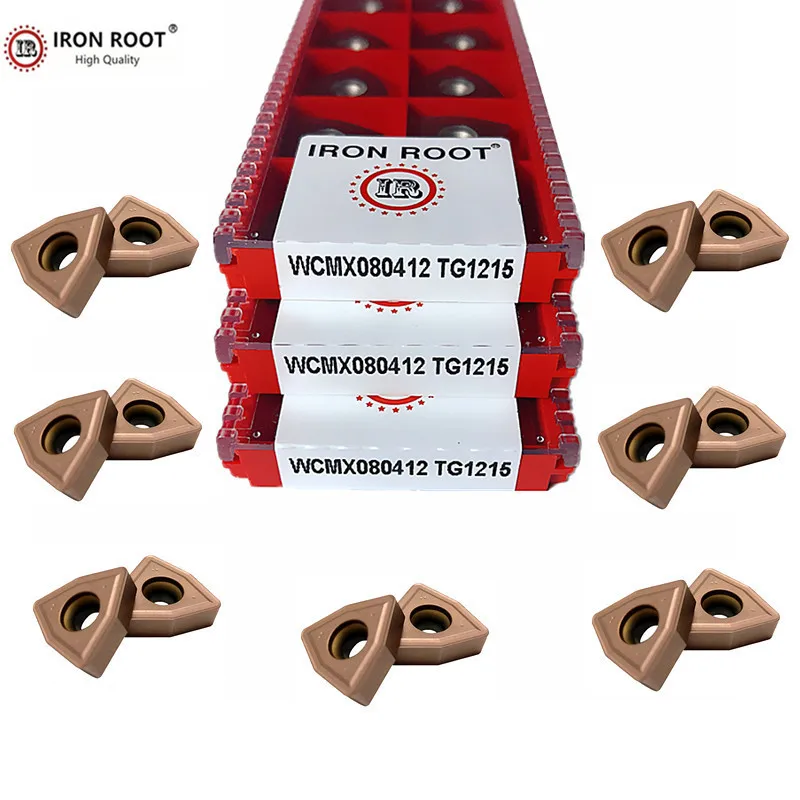 WCMX 030208   WCMX 040208   WCMX 050308   WCMX06T308 WCMX 080412   TG1215 أداة مخرطة معدنية باستخدام الحاسب الآلي قابلة للفهرسة على شكل حرف U من كربيد الحفر لـ P.M.K
