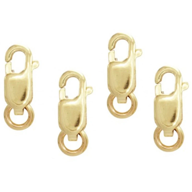 14K Goldfilled Karabinerverschluss mit offenem Ring, Großhandelsbedarf für Armbänder, Halsketten und handgemachten Schmuck – Detail 18