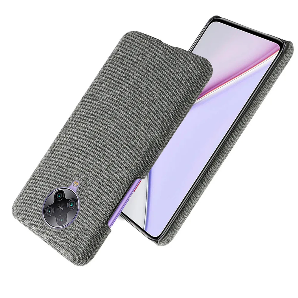 Cloth Cases For Xiaomi Poco F2 Pro Case Slim Retro Cloth Hard Phone Cover for Xiomi Redmi K30 Pro Poco F2 Pro Funda Coque Capa