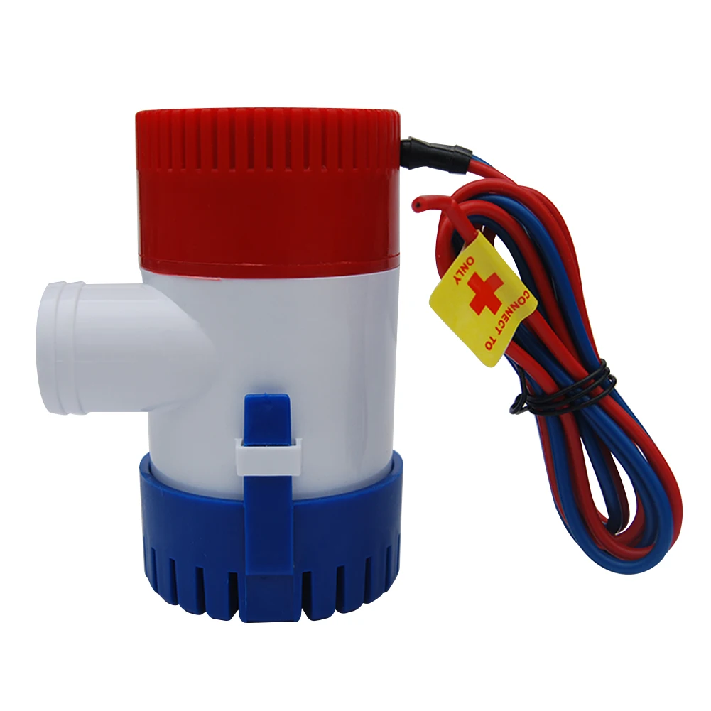 12V 1100GPH Boat Bilge Pump Electric Marine Submersible Water Sump Pump With Float Switch For Boat