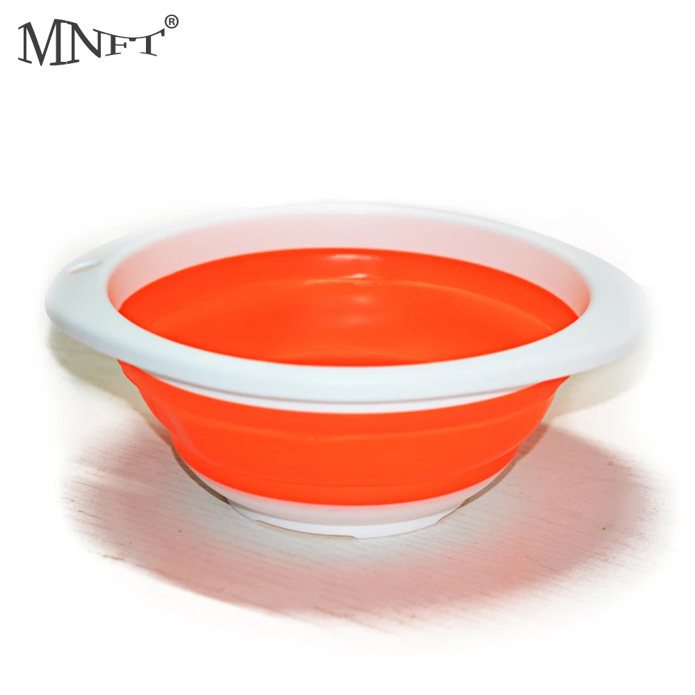 

MNFT 1Pcsr Durable Silica Gel Water 3 Size Bait Pot Folding Bait Basin Live Bait Non Stick Cup Fishing Live Bait Non Stick Cup