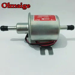 Free shipping diesel petrol 12V electric fuel pump HEP-02A low pressure fuel pump for carburetor, motorcycle , ATV