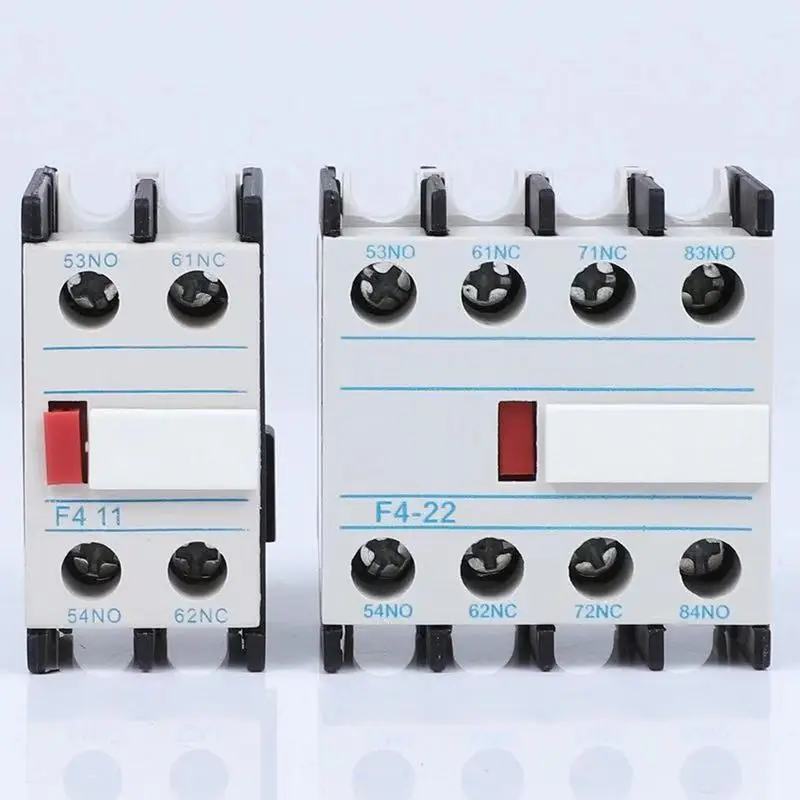 1PCS LA1-DN22 LA1-DN11 F4-22 F4-11 Contactor block Auxiliary The auxiliary contact for CJX2 LC1-D AC Contactor 4 Poles