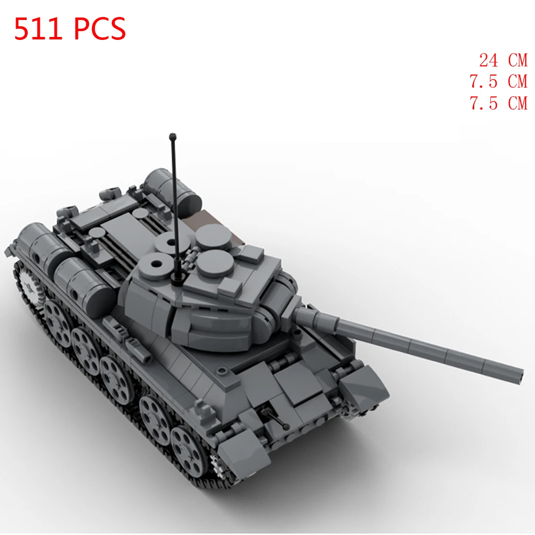 hot military WWII technical Soviet Army T-34/85 Medium Tank vehicles equipment self defense war brick weapon Building Block toys