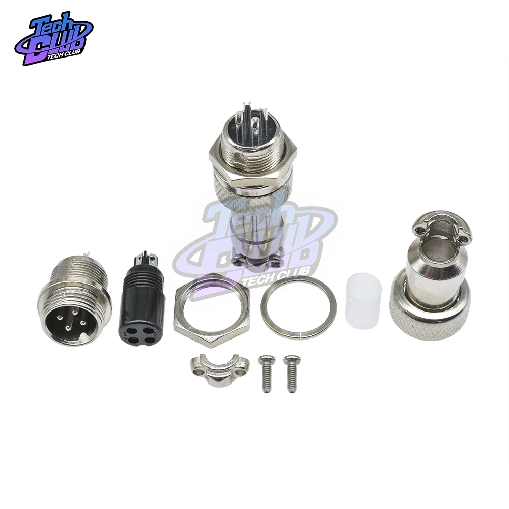 GX12 Butt type Aviation Plugs Sockets 2/3/4/5/6/7 Pin RS765 12MM Aero Plug Socket Aerial Plugs Sockets Aviation Connector