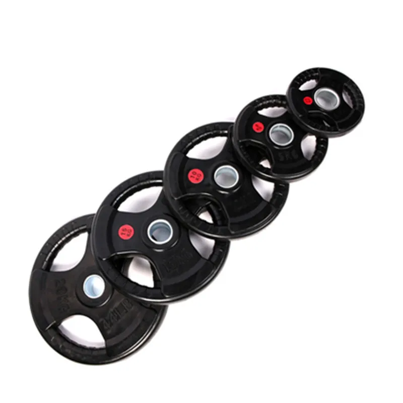 Barbell Plate for Gym, Home Dumbbell, 1 kg, 5 kg, 5 kg, 10 kg, Weight Lifting Power Workout, Fitness Equipment, Anti-Slip Rubber