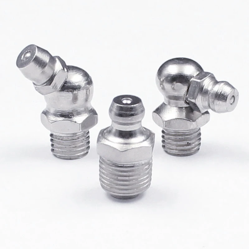 

20pcs/lot M6 M8 M10 Male Thread Steel Straight 45 Degree 90 Degree Oil Zerk Grease Nipples Fittings for Grease Gun Nozzles