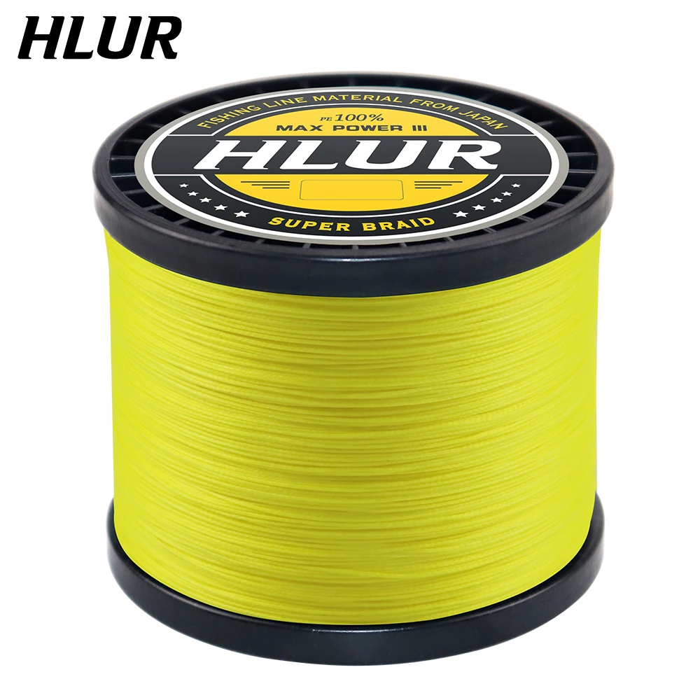 HLUR PE Fishing Line 1000M 8 Strands Smooth Multifilament Camouflage Japanese 100% PE Saltwater