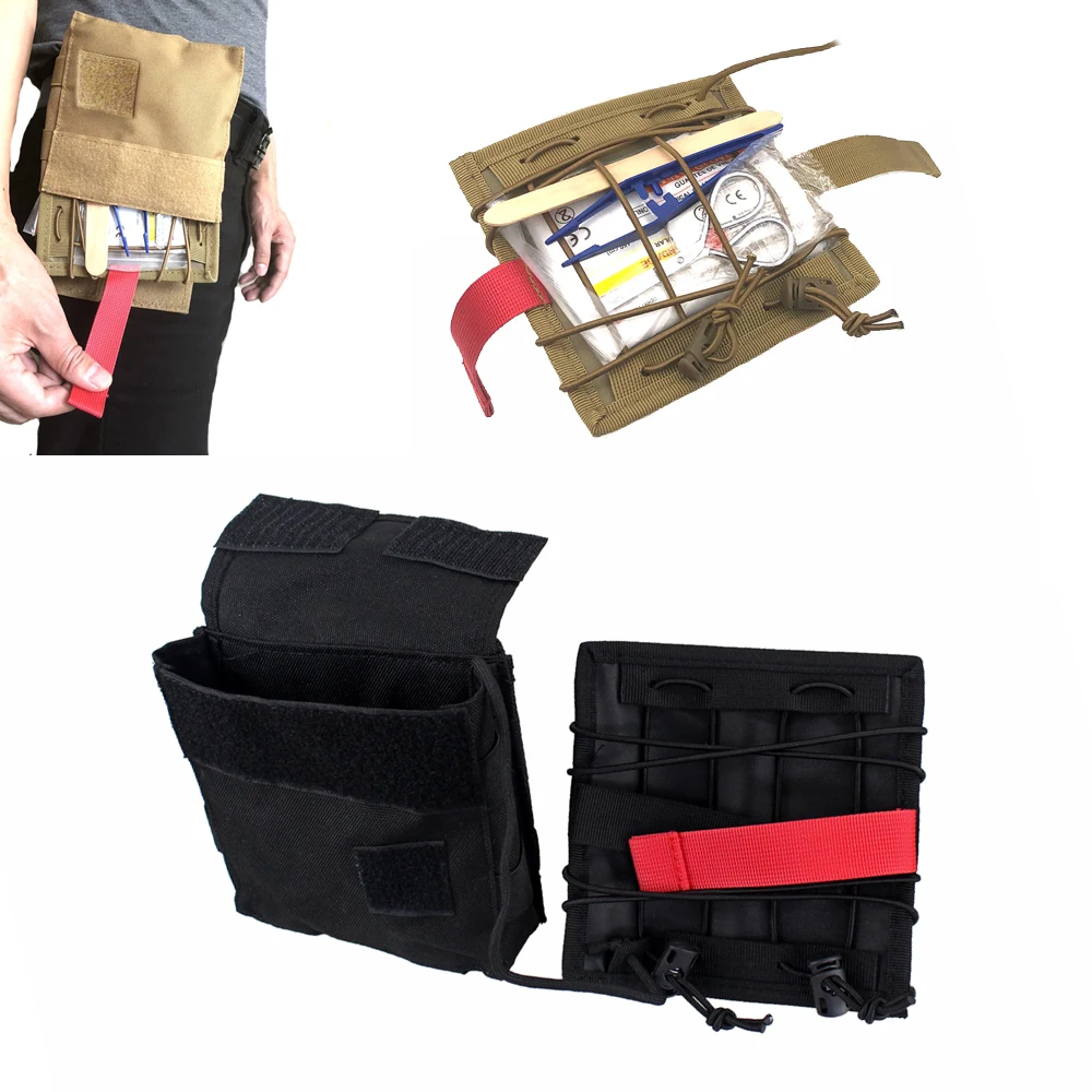 New Outdoor IFAK Molle Tactical Medical Pouch EDC First Aid Kit Emergency Waist Pack Survival Travel Camping Hunting Bag