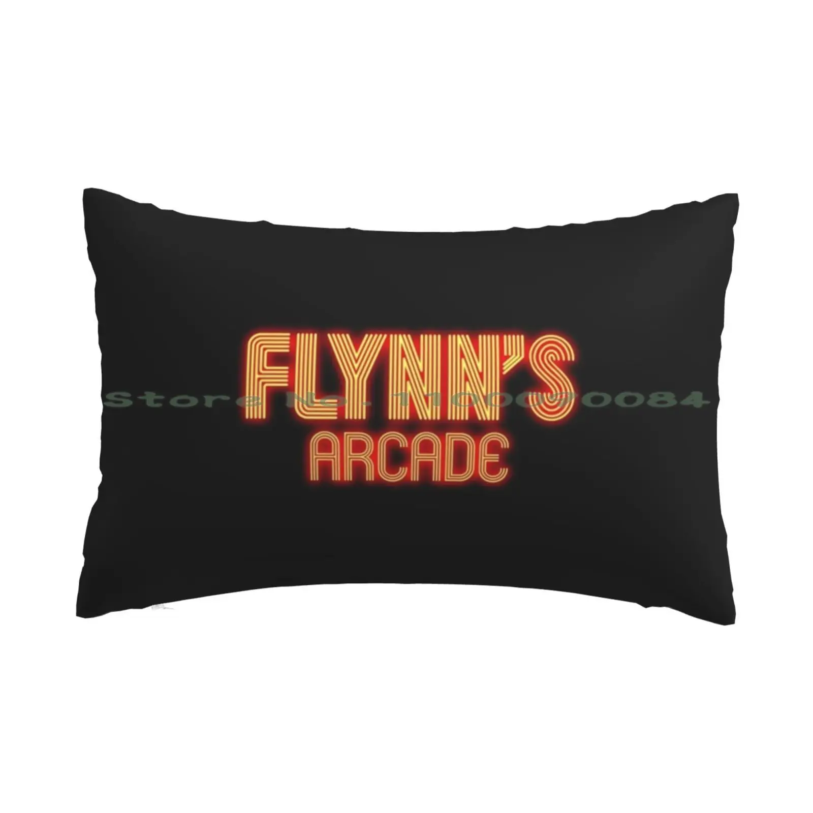 Flynn's Arcade Logo Inspired By Tron Pillow Case 20x30 50*75 Sofa Bedroom Floral Flowers 1960s 1970s Retro Vintage Groovy