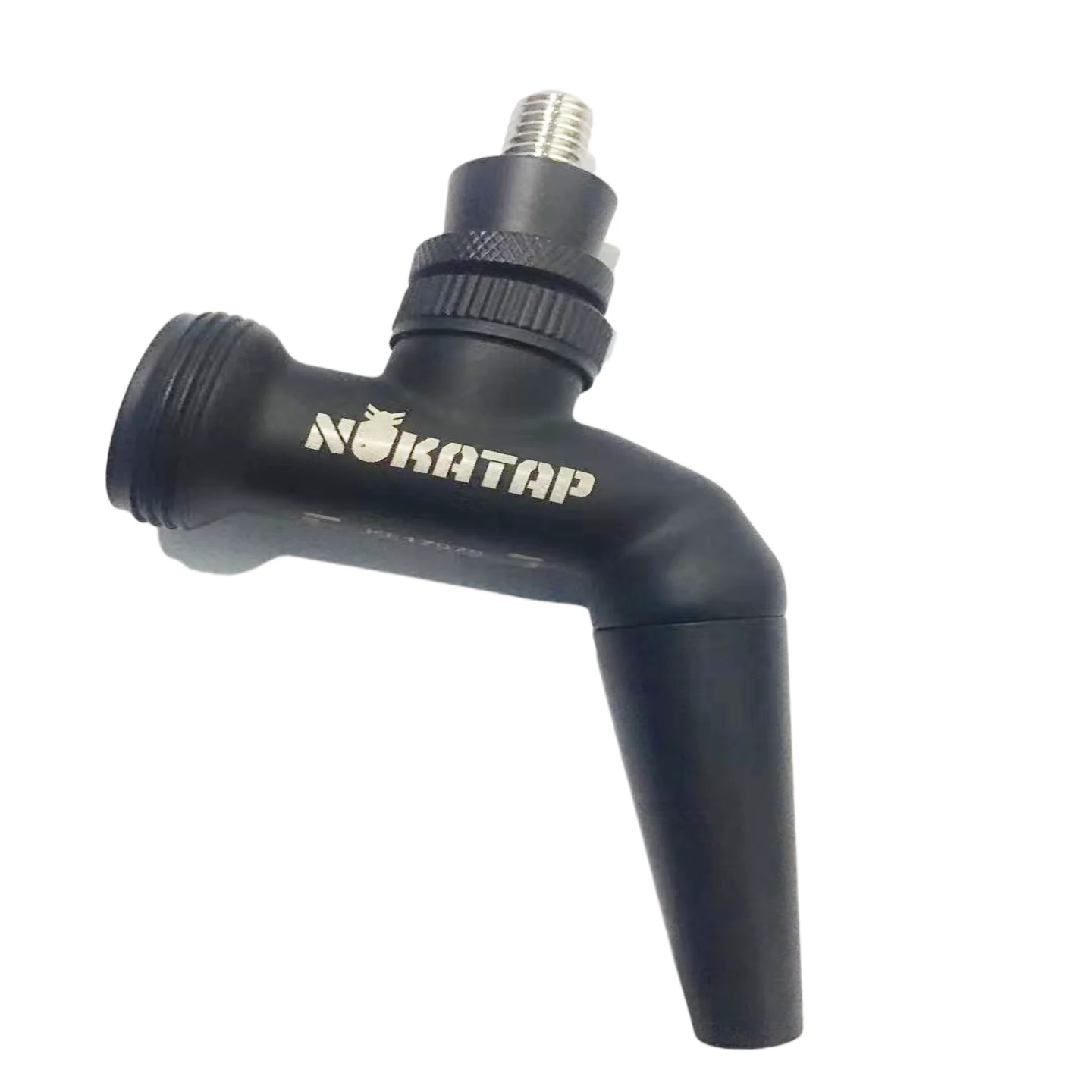 Kegland Nukatap beer tap homebrew faucet Stout Spout  spray nozzle-Black color