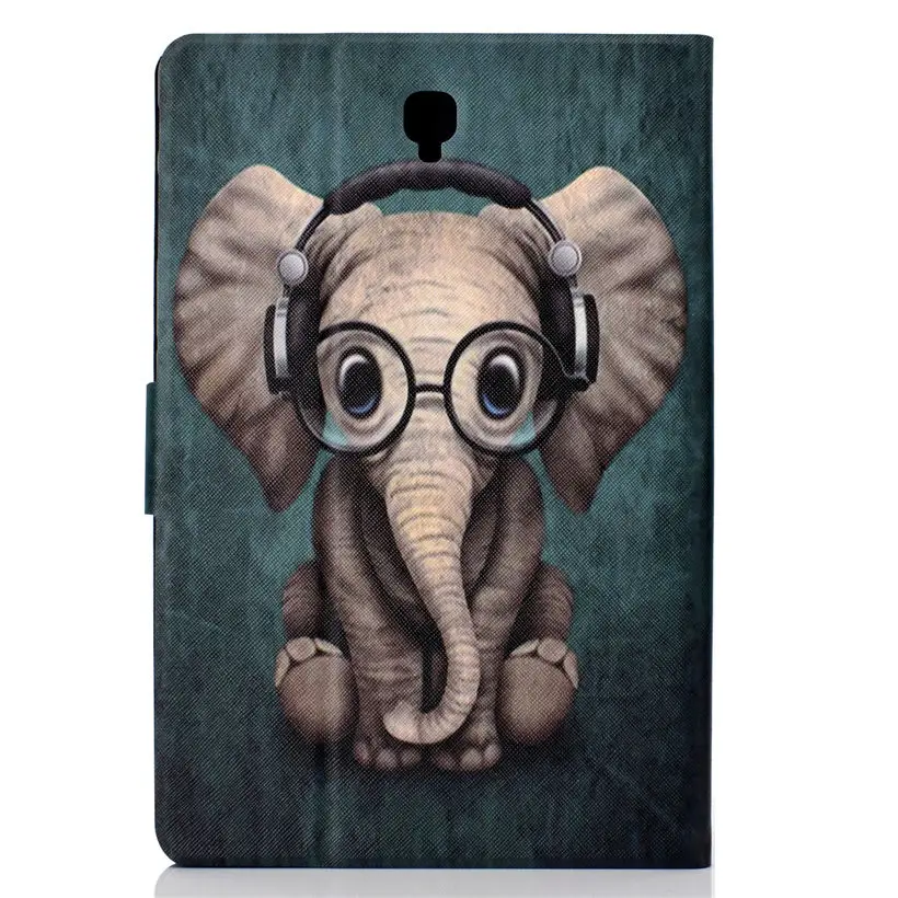 Case For Samsung Galaxy Tab S4 10.5 inch T830 T835 T837 SM-T830 SM-T835 Cover Funda Tablet Fashion Animal Stand Shell +Film+Pen