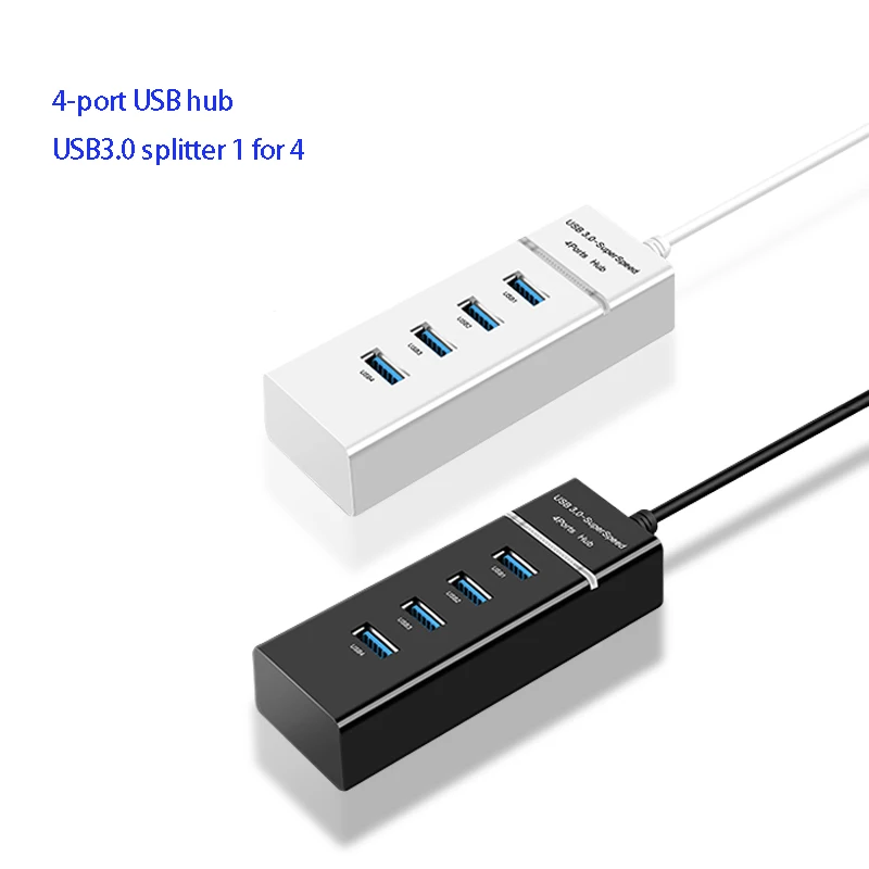 4-port USB hub usb3.0 extender splitter multi-port type-c laptop adapter one for four