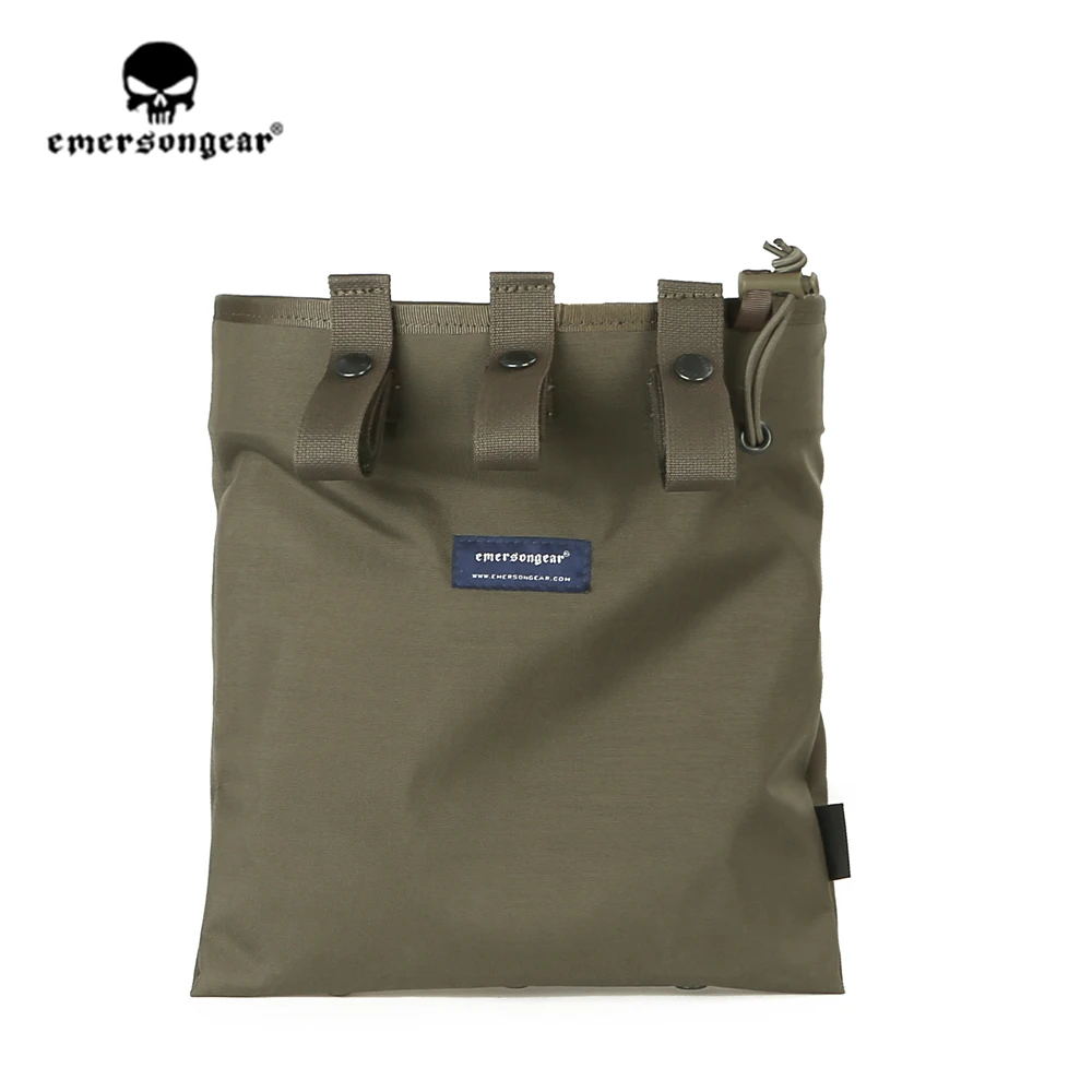 Emersongear Magazine Dump Pouch Foldable Bag MOLLE Utility Organizer Hunting EDC Pocket Camping Airsoft Hiking Nylon