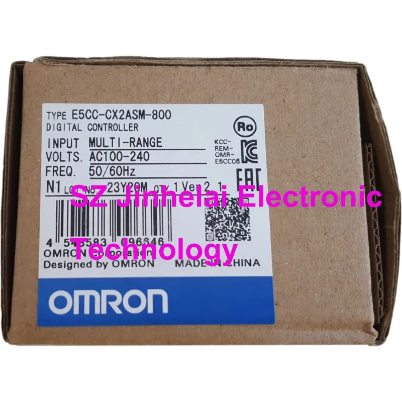 สวิตช์ควบคุมอุณหภูมิ Omron E5CC-CX2ASM-800ใหม่และดั้งเดิมสวิตช์ควบคุมอุณหภูมิ AC