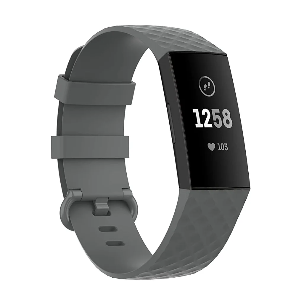 Sillicone Watch Strap For Fitbit Charge 3 4 Band Bracelet Replacement Accessories Wristband Watchband For Fitbit Charge 3 SE Sma