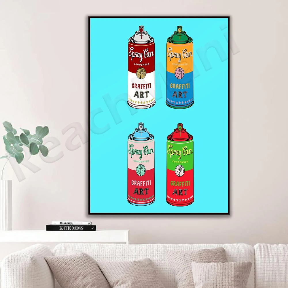 

Contemporary art poster SprayGan graffiti decoration popular decorative canvas poster printing